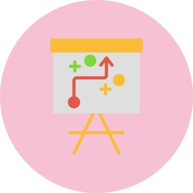 Strateji Düz Çember Simgesi