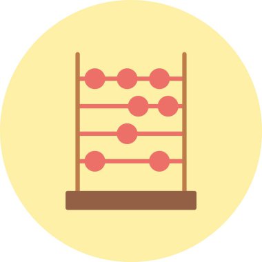 Abaküs Düz Çember Simgesi