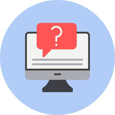 Tavsiye Vektörü Düz Çember Simgesi