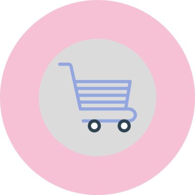 Sallanan Cart Düz Çember Simgesi