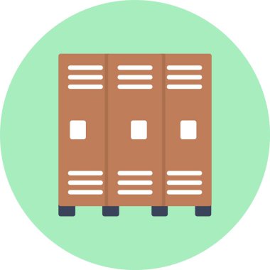 Dolaplar Düz Çember Simgesi