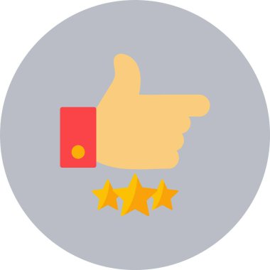 Düz Çember Simgesi Beğeni