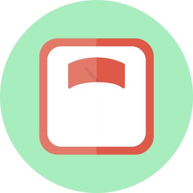 Ağırlık Düz Çember Simgesi