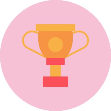 Futbol Kupası Düz Çember Simgesi