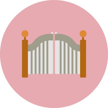 Kapı Düz Çember Simgesi