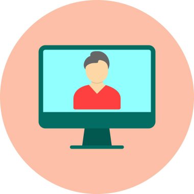 Kullanıcı Düz Çember Simgesi