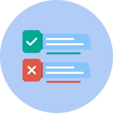 Karar Düz Çember Simgesi