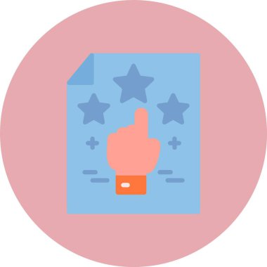 İtibar Düz Çember Simgesi