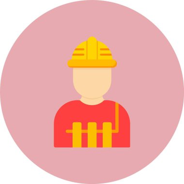 İşçi Bayramı Düz Çember Simgesi