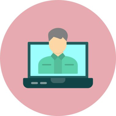 Kullanıcı Düz Çember Simgesi