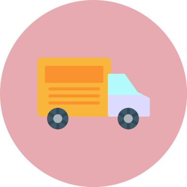 Kamyon Düz Çember Simgesi