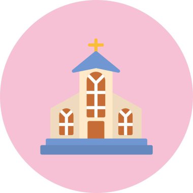 Kilise Düz Çember Simgesi