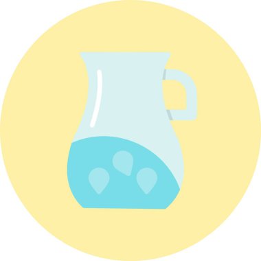 Su testisi Düz Çember Simgesi