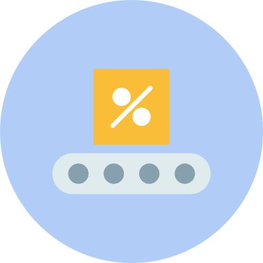 Taşıyıcı Kayış Kutusu Düz Çember Simgesi