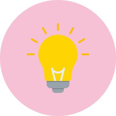 Ampul Düz Çember Simgesi