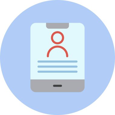 Kayıt Düz Çember Simgesi