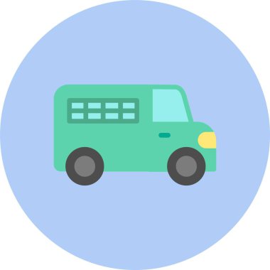 Polis Van Düz Çember Simgesi