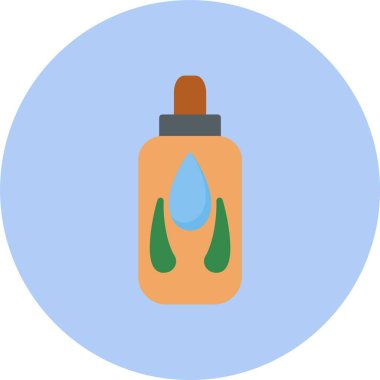 Saç Yağı Düz Çember Simgesi