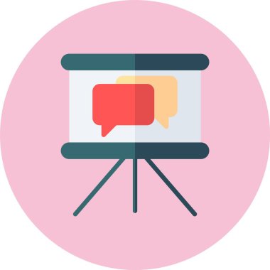 Koç Vektör Düz Çember Simgesi