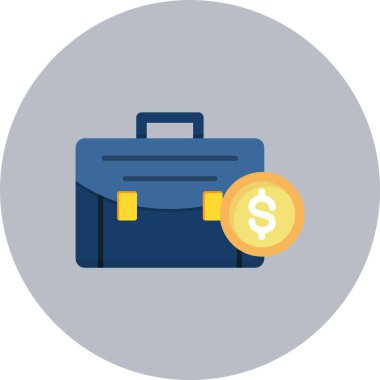 Çanta Düz Çember Simgesi