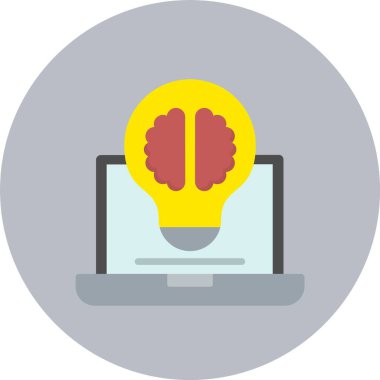 Yenilik Düz Çember Simgesi