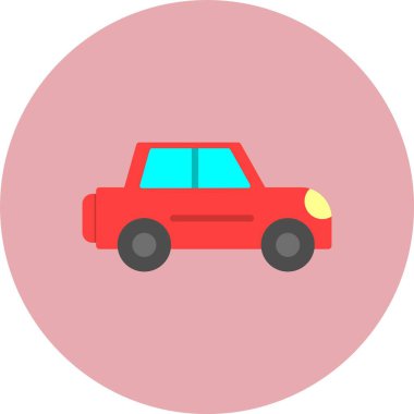 Araba düz daire simgesi