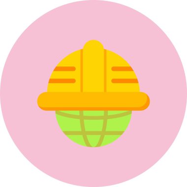 Miğfer Düz Çember Simgesi