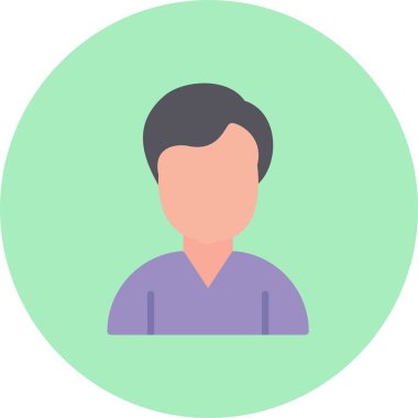 Kullanıcı Düz Çember Simgesi