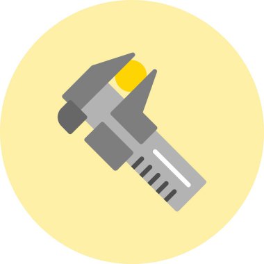 Caliper Düz Çember Simgesi