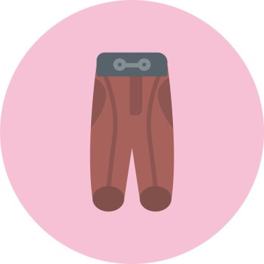 Spor Pantolon Düz Daire Simgesi