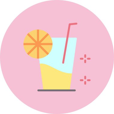 Limonata Düz Çember Simgesi