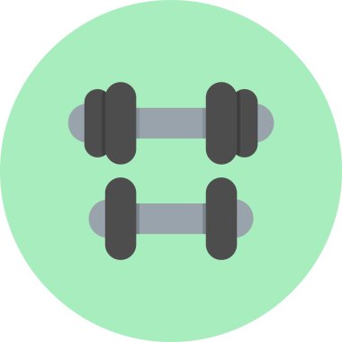 Dumbell Düz Çember Simgesi