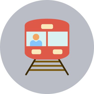 Tren Düz Çember Simgesi