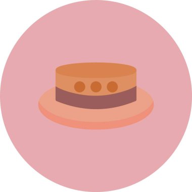 Şapka Düz Çember Simgesi