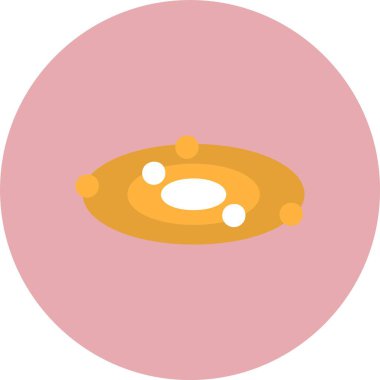 Galaksi Düz Çember Simgesi