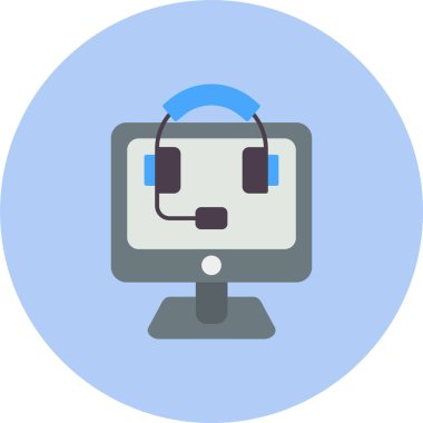 Müşteri Hizmetleri Daire Simgesi