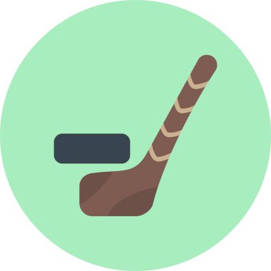 Buz Hokeyi Düz Çember Simgesi