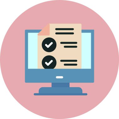 Düz Çember Simgesini Test Et