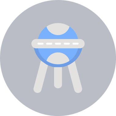 Sputnik Düz Çember Simgesi