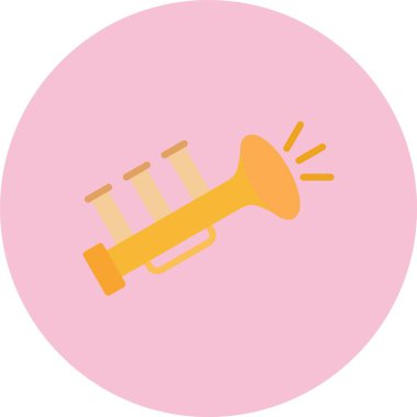 Trompetler Düz Çember Simgesi