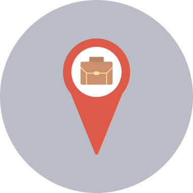 Konum Düz Çember Simgesi