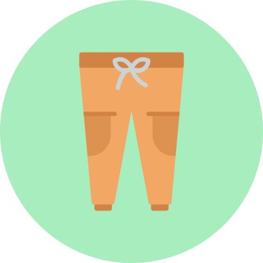 Pantolon Düz Çember Simgesi