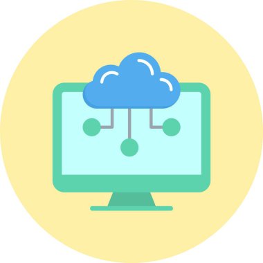 Bulut Düz Çember Simgesi Hesaplanıyor