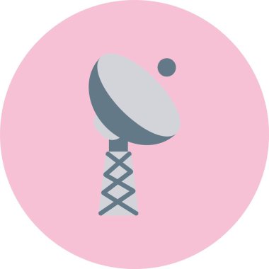 Radar Düz Çember Simgesi