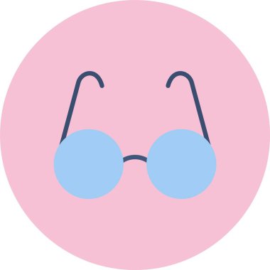 Gözlüklü Düz Çember Simgesi