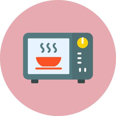 Fırın Düz Çember Simgesi