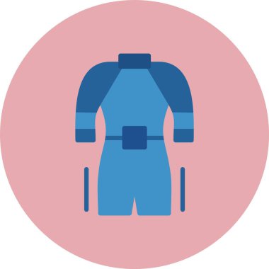 Dalış kıyafeti Düz Çember Simgesi