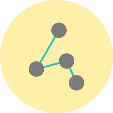 Bağlantı Düz Çember Simgesi