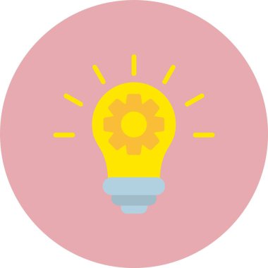 Ampul Düz Çember Simgesi