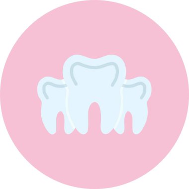 Çoklu Diş Düz Çember Simgesi